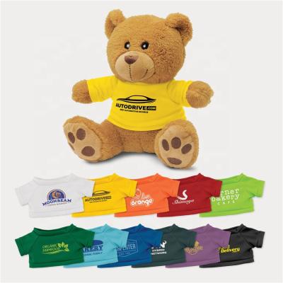 중국 Lovely Mini Plush Toy Bear Teddy Bear Plush Toy Custom Logo Teddy Bear With Eco-friendly Material Promotional T-Shirt 판매용