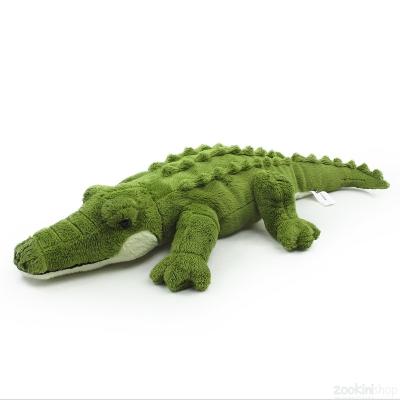 중국 2020 Custom LOGO Green Crocodi Plush Lifelike Kids Cartoon Soft Vivia Stuffed Wild Animal Plush Alligator Green Eco-friendly Material Promotion Gift 판매용