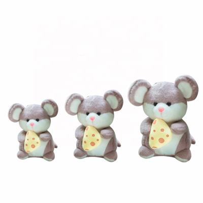 China Eco-Friendly Gray Hamster Plush Cuddly Doll Cushion Stuffed Animal Plush Hamster Pillows Soft Toy Children Mouse Material zu verkaufen