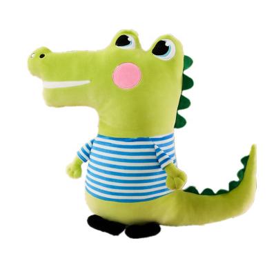 China Eco-friendly Material Custom Clothing Crocodile Plush SoftToy Wearing Soft Toy For Sale Te koop