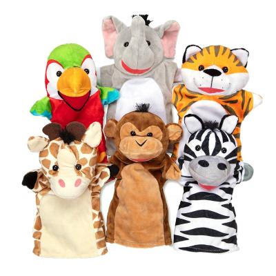 Cina Wholesale Promotion Toys Eco-friendly Material Plush Toy OEM Hand Puppet Animal Gift Great For Girls And Boys in vendita