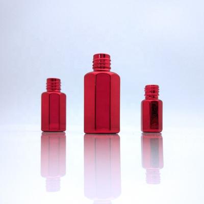 China Customized Refillable 3ml 6ml 12ml Glass Ball Roll On Red Essence Fancy Bottles for sale