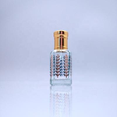 China Dubai Classic Arabic Refillable Roll On 3ml 6ml 12ml Perfume Perfume Oil Glass Bottle Essence Oud Oil Bottles for sale