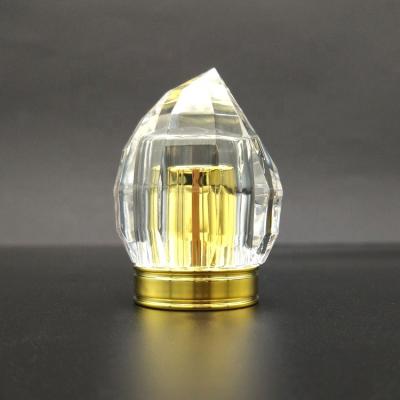 China Non Spill Aluminum Cap Perfume Bottle Cap Plastic Acrylic Perfume Cap for sale