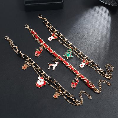 China Charm Bracelet CLASSIC Christmas Jachon Adjustable Bracelet for Christmas Holiday Party Accessories for sale