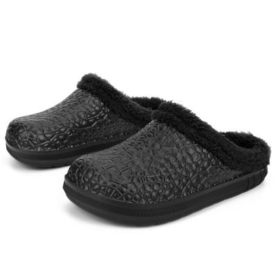 China CUSHIONING Half Pack Thick Single Slippers Autumn and Winter Cotton Shoes Home Office Life Warm Cotton Slippers for sale