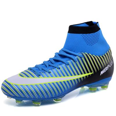 China High Quality Rubber Soccer Shoes Boots Soccer Boots High Top Unisex Outdoor Sports Wholesale Custom Logo for sale