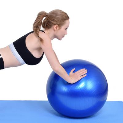 China Eco-Friendly Durable 65cm PVC Yoga Ball Gym Exercise Yoga Ball Balance Fitness Thickened Explosion-proof Ball for sale