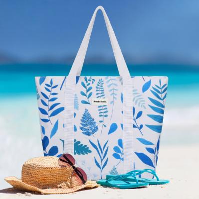 Κίνα 100% Πολυεστέρα Beach Tote Bags Ανθεκτικές καλοκαιρινές τσάντες προς πώληση