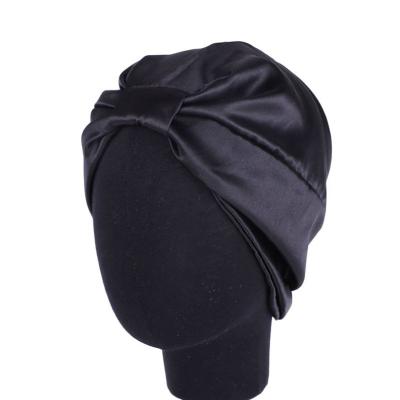 China Smart Casual Pure Silk Sleep Hat Hair Care Night Cap Hood Pure Silk for sale