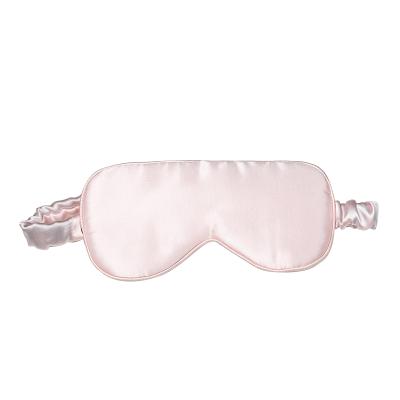 China Popular Fashionable Printed Eye Mask 100% Satin Sleep Pure Natural Silk Eye Mask for sale