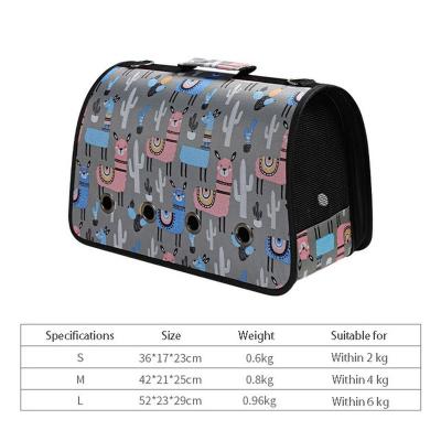 China Breathable Dog Bag Portable Cat Bag Multicolor Transparent Collapsible Cat Shoulder Messenger Bag Pet Space Warehouse Breathable Pet Supplies for sale