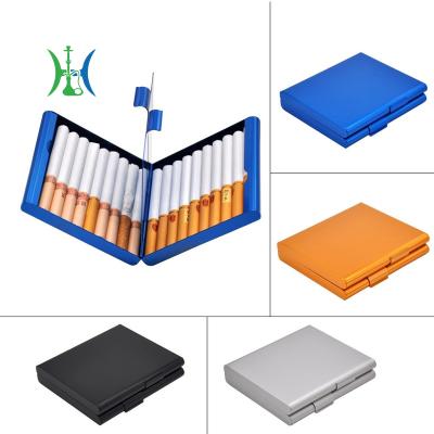 China ALLOY diameter 92mm*84mm clamshell 20pcs metal cigarette holder, portable and easy to clean smoking accessories for sale