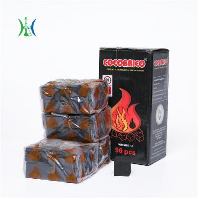 China Hookah 96 Pieces Charcoal for Fast and Light Burning Hookah Charcoal for sale