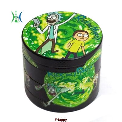 China 4 Layer Zinc Alloy Metal Dry Herb Tobacco Weed Grinder Smoke Accessories Herb Grinder For Hemp Pepper Pot Spice Grinder for sale