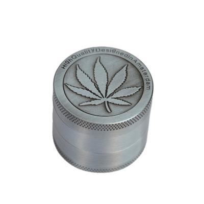 China Eco-Friendly 4 Layer Herb Grinder 40mm Spice Herb Weed Tobacco Smoke Grinders Zinc Alloy For Men Smoking Accessories for sale