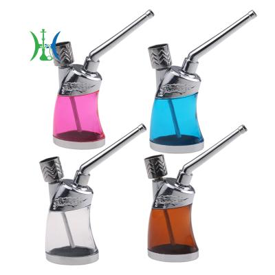 China High Quality Vintage Recycle Cleanable Cigarette Filter Portable Hookah Smoking Pipes Outdoor Metal Tube Health Hookah Filtration Tools for sale