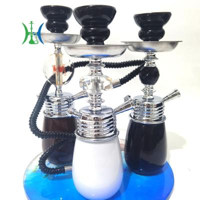 China Stainless Steel Shisha Hookah Set Acrylic Hookah Bottle Small Threaded Single Mouth Tube Hookah Shisha for sale