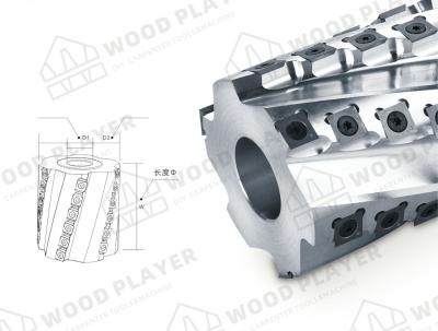 China Woodplayer Woodworking Machine Blades Spiral Cutterhead For Wooden Machine for sale