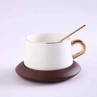 China Viable Manufacturer Simple Wooden Cushion Coffee Mug Hot-Wholesale Customized Customized Gift for sale