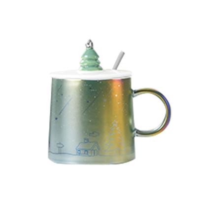 China Viable Manufacturer Christmas Tree Ceramic Mug Hot-Wholesale Customized Customized Gift for sale