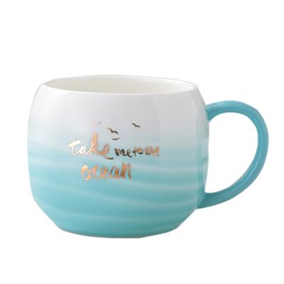 China Viable Manufacturer Ocean Series Bear Three-Dimensional Ceramic Mug Hot-Wholesale Custom Customized Gift for sale