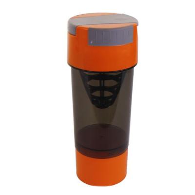 China Hot Sale BPA Free Classic Portable Plastic Bottle 500ML Wholesale Protein Shaker Sports Mixer for Gym for sale