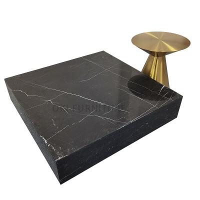 China Italian Natural Marble Center Table Top Set (Other) Adjustable Combinationmodern Household New Minimalist Square for sale