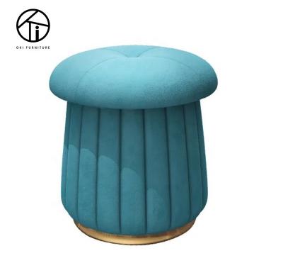 China Custom Adjustable Cute Design Living Furniture (Others) Sitting Dressing Stools Folding Fancy Queer Small Round Mushroom Stool For Moroccan for sale