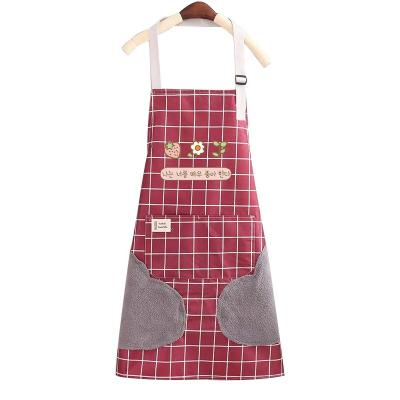 China SANITARY Adjustable Modern Designs Cooking Apron Fashion restaurant cooking apron in basic cotton with a logo for sale