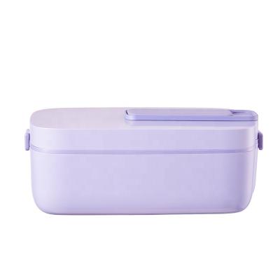 China All Rechargeable thermal insulation electric lunch box water-free bento box stainless steel wireless hot rice device for sale