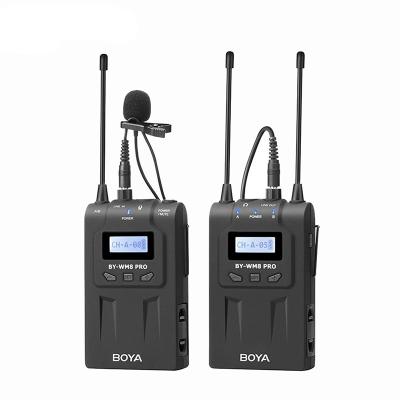 China Dual Channel UHF Microphone Wireless System BY-WM8 Pro-K1 Dual Channel UHF Microphone Wireless System for sale