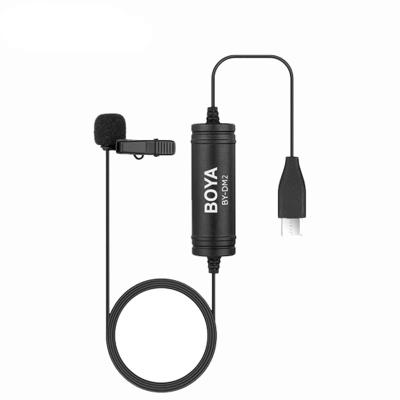 China Headset Microphone BY-DM2 USB Type-C Omnidirectional Lavalier Microphone For Android Devices for sale