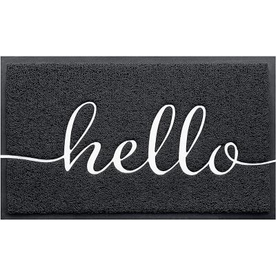 China Logo Entrance Door Mat Printed Washable Washable Nylon With Rubber Backing Space Valentine Baby Custom Kids Halloween Christmas Handmade for sale