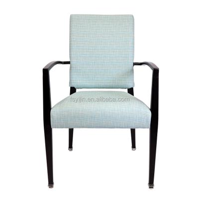 China Modern Wholesale Stackable Aluminum Banquet Dining Chair Hotel Room Chair Resort Chair for sale