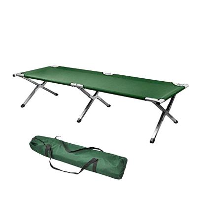 China For Metal Military Adjustable Foldable Portable Military Army Use Outdoor Camper Or Camping Bed for sale