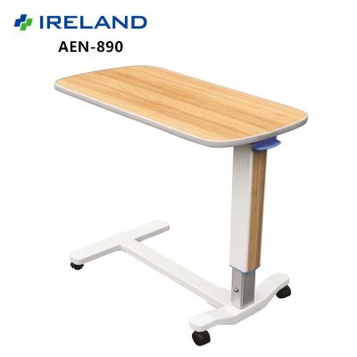 China AEN-890 Modern Hospital Bed Tray Dine Table With Wheels for sale