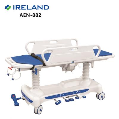 China AEN-882 Adjustable Patient Transport Rise And Fall Hydraulic Pump Stretcher Trolley Adjustable for sale