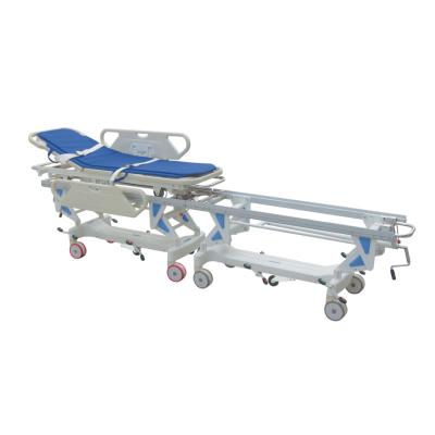 China Manual Connecting Transfer Stretcher AEN-ET06A Hospital Operation Connecting trolleySurgical interchange car for sale