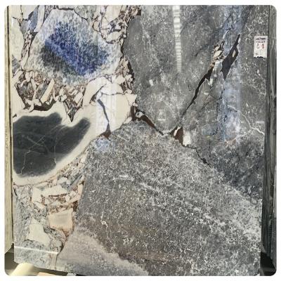 China Flooring Decoration Material Luxury Blue Marble Natural Stone for sale