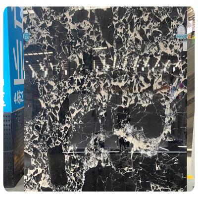 China Black marble floor luxury decoration material for sale