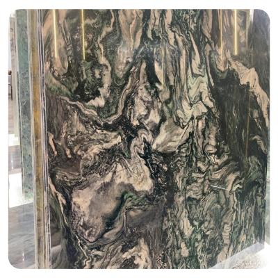 China Flooring Decoration Luxury Material Norway Black Marble Green for sale