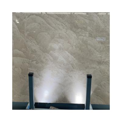 China Aman Modern Marble Beige Slab Interior Decoration Exterior Natural Stone for sale