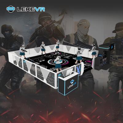 China LEKE VR Shopping Malls Game Zone Set 9D Virtual Reality Attraction Shooting Arena Metaverse Multiplayer VR Hardware for sale