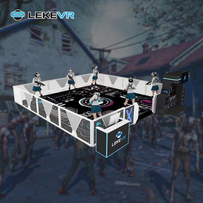 China Arena Zombie Games Simulator Virtual Reality Arcade Game Machine Free Roam Business Malls LEKE VR Multiplayer for sale