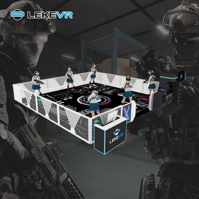 China LEKE VR Game Center Commercial Equipment Entertainment Park VR Arena Multiplayer Shooting Simulator for sale