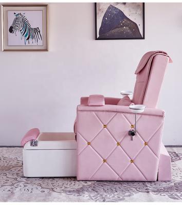 China Foshan Factory Wholesale Cheap Pedicure Chair Price With High Quality Hot Pink Massage Footsie Luxury Bath Spa Pedicure Chair For Sale for sale