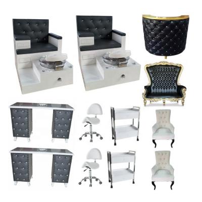 China Modern Luxury Whirlpool Foot Massage Pedicure Spa Salon Beauty Chair Pedicure Benches for sale