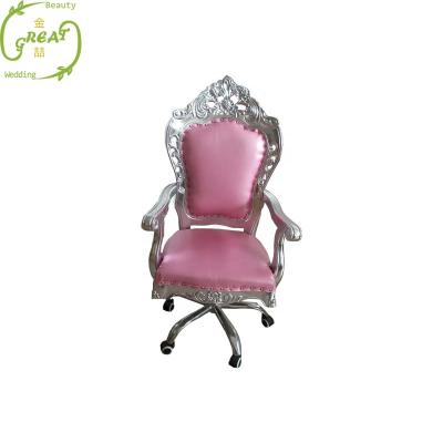 China Large Foshan factory modern pink cheap beauty salon pedicure spa client chair client chair for nail salon for sale