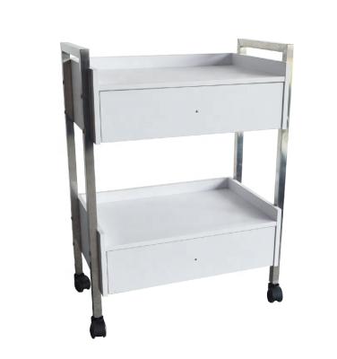 China Foshan Big Salon Trolley Factory Design New White Beauty Salon Trolley Trolley for sale